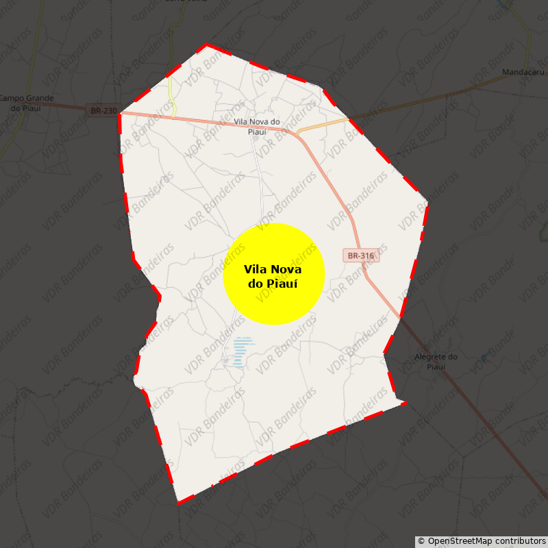 Imagem da Bandeira Vila Nova do Piauí