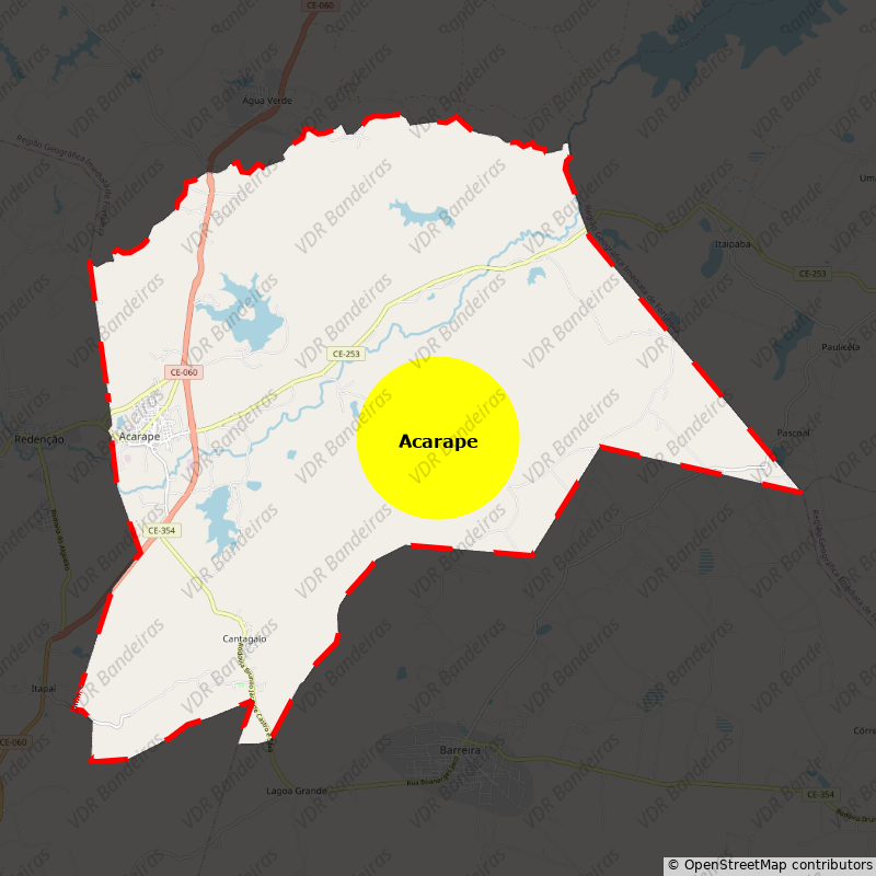 Imagem da Bandeira Acarape