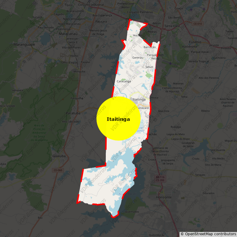 Imagem da Bandeira Itaitinga