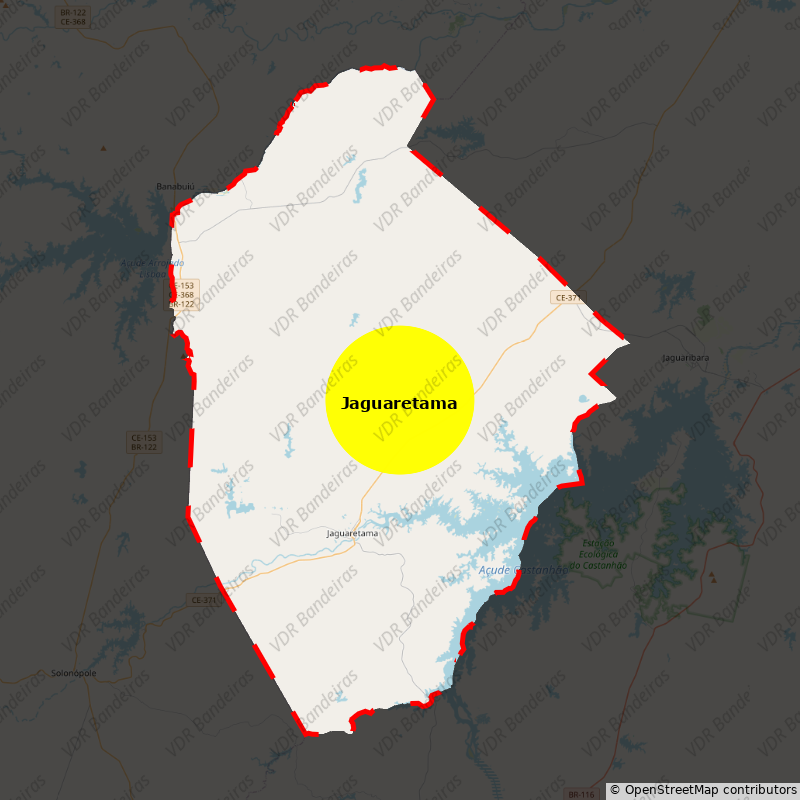 Imagem da Bandeira Jaguaretama