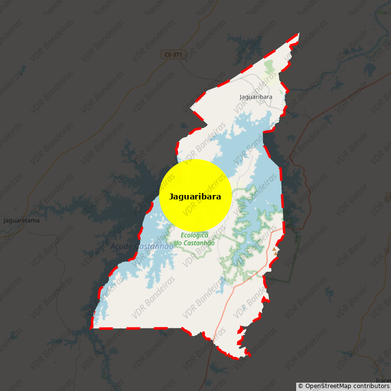 Imagem da Bandeira Jaguaribara