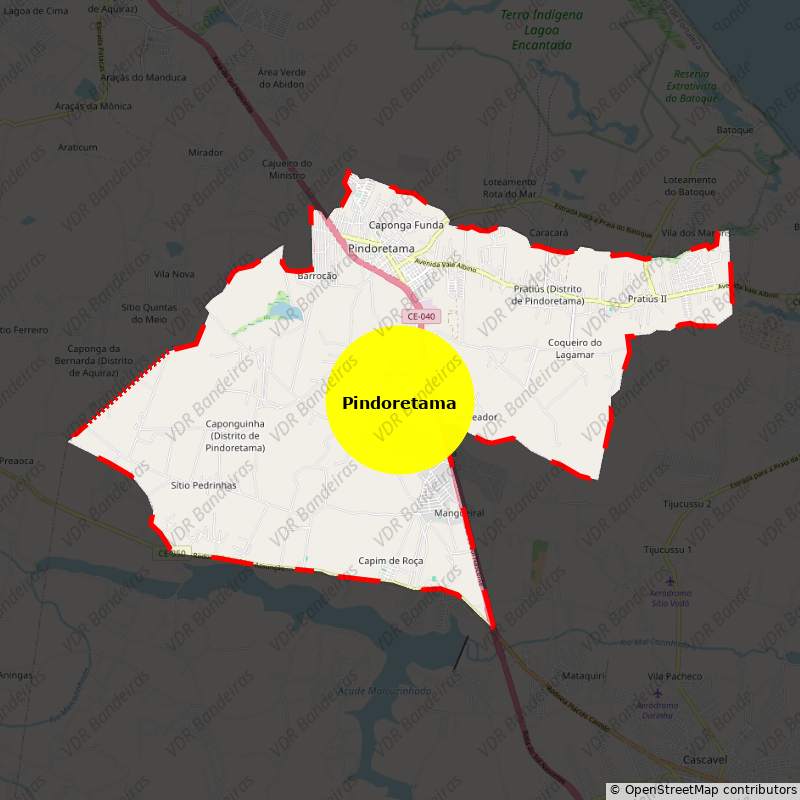 Imagem da Bandeira Pindoretama