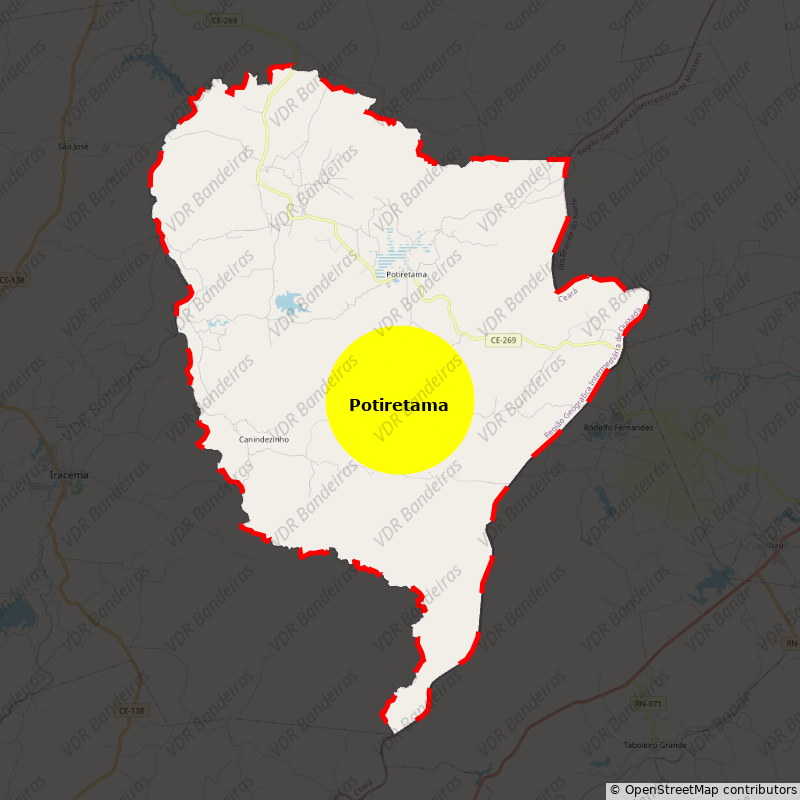 Imagem da Bandeira Potiretama