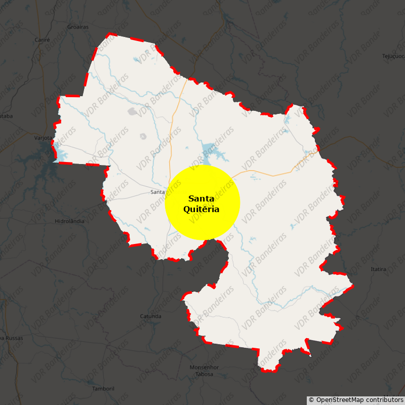 Imagem da Bandeira Santa Quitéria