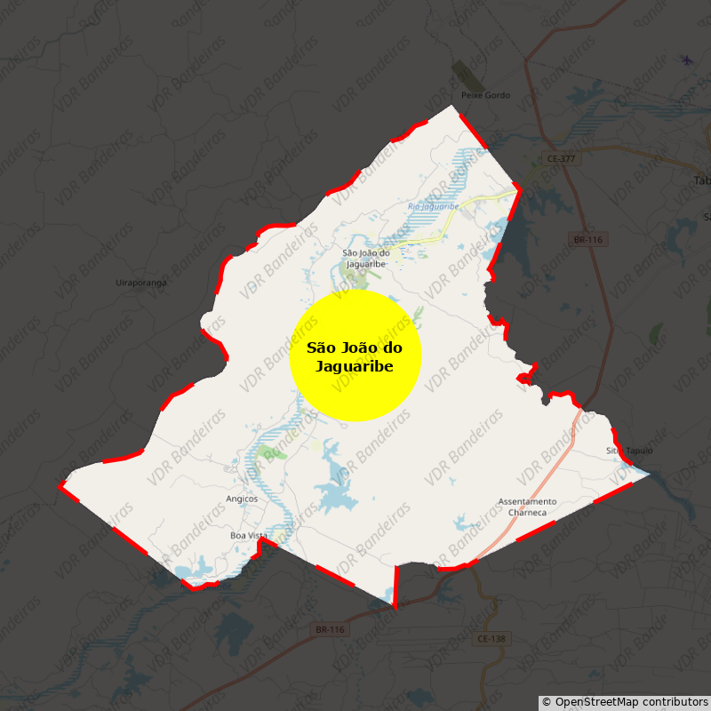 Imagem da Bandeira São João do Jaguaribe