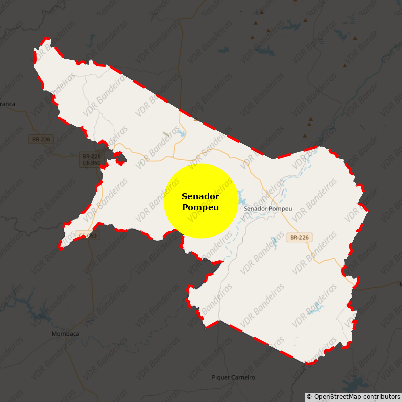 Imagem da Bandeira Senador Pompeu