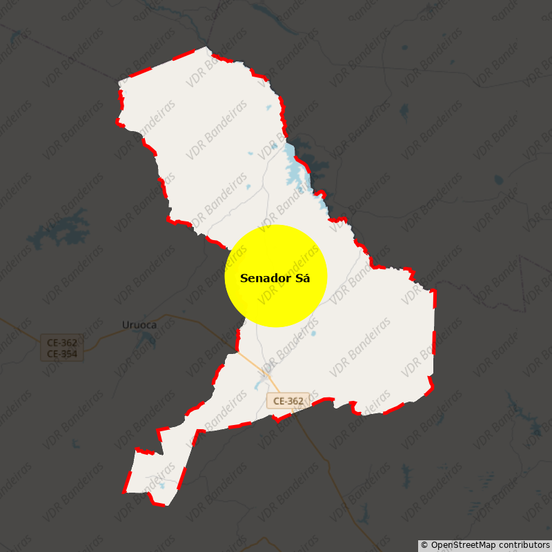 Imagem da Bandeira Senador Sá