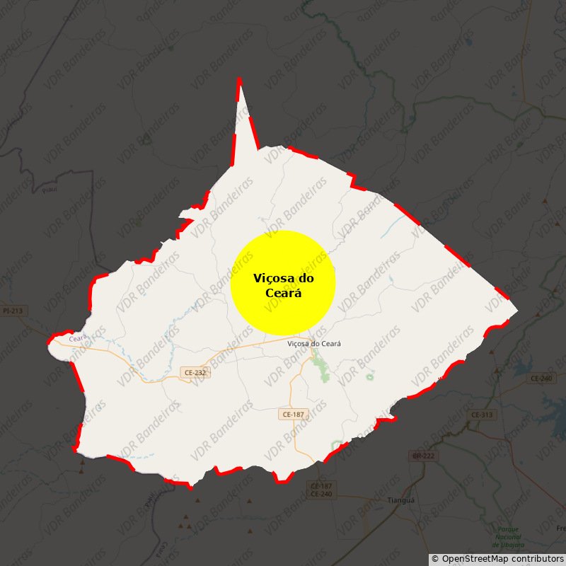 Imagem da Bandeira Viçosa do Ceará