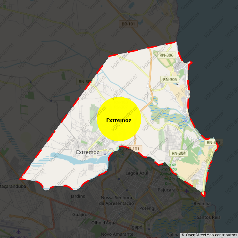 Imagem da Bandeira Extremoz