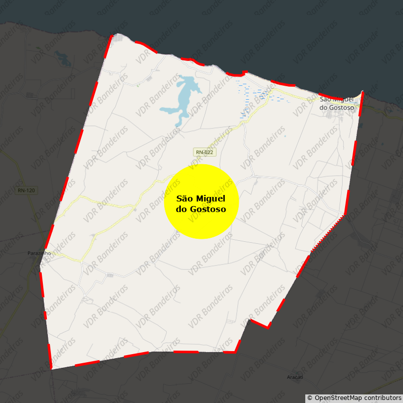 Imagem da Bandeira São Miguel do Gostoso