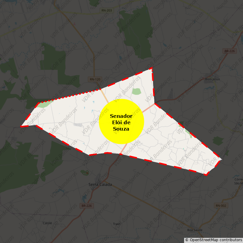 Imagem da Bandeira Senador Elói de Souza