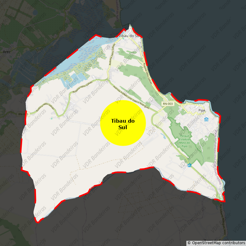 Imagem da Bandeira Tibau do Sul