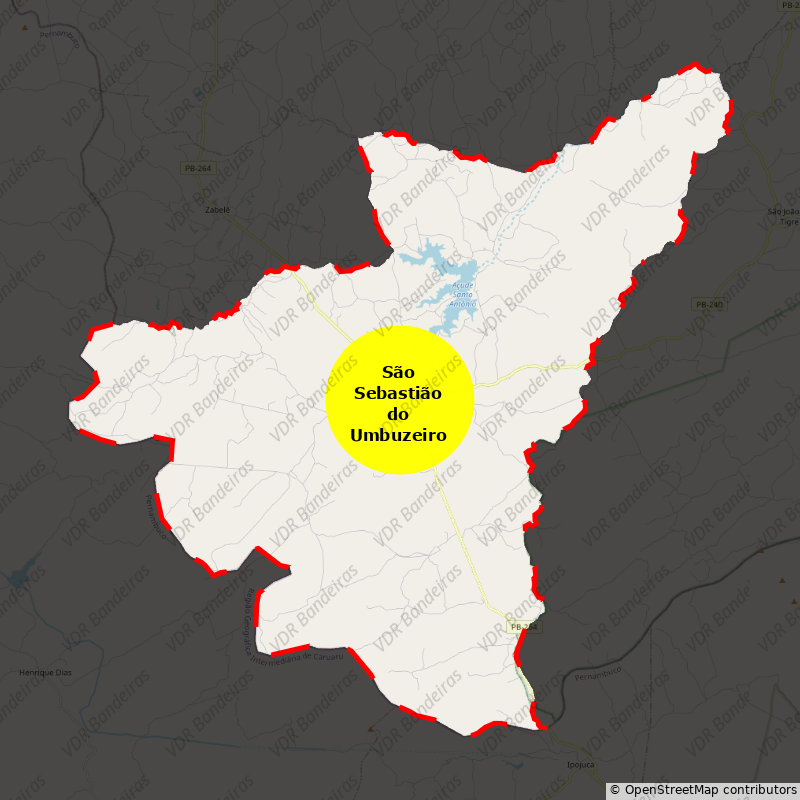 Imagem da Bandeira São Sebastião do Umbuzeiro