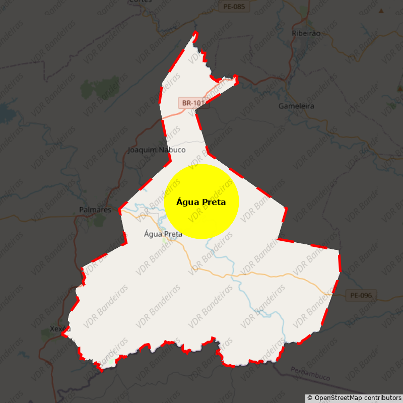 Imagem da Bandeira Água Preta