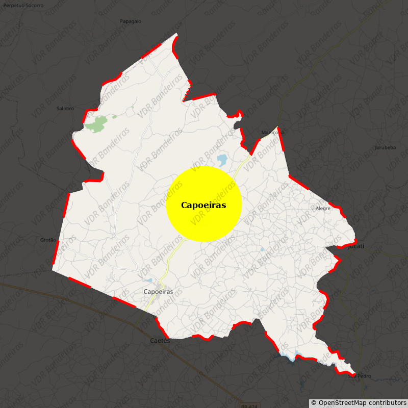 Imagem da Bandeira Capoeiras