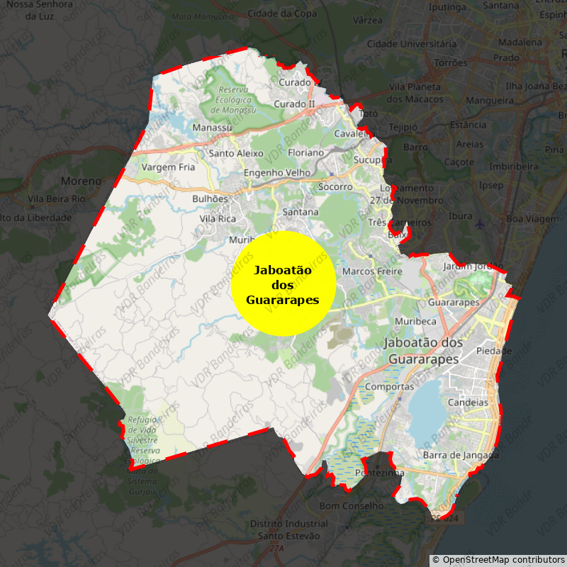 Imagem da Bandeira Jaboatão dos Guararapes