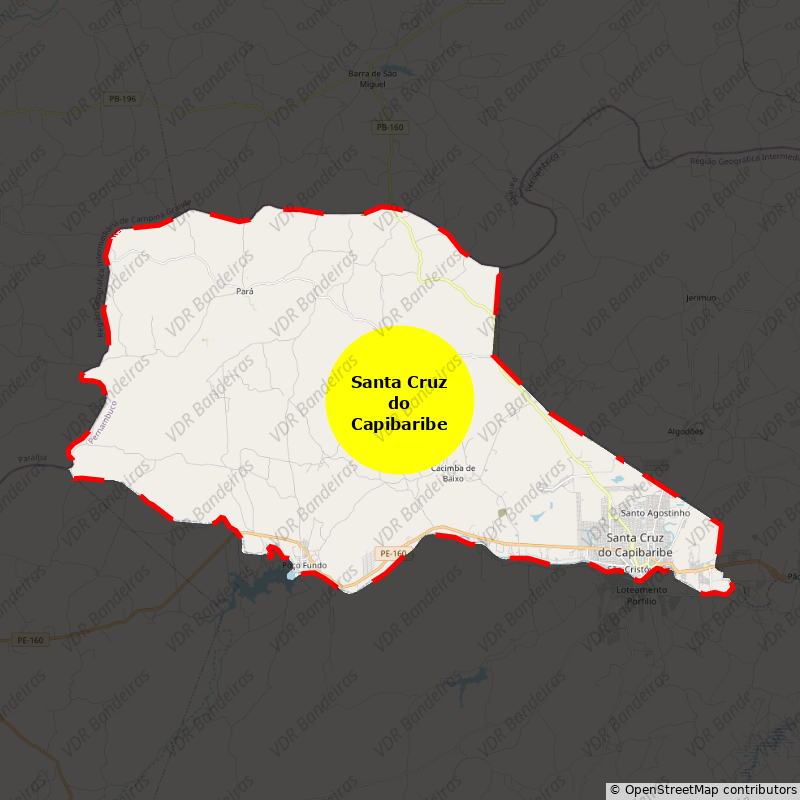 Imagem da Bandeira Santa Cruz do Capibaribe