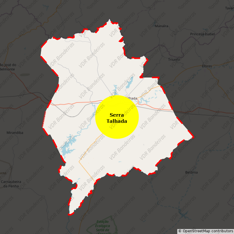 Imagem da Bandeira Serra Talhada