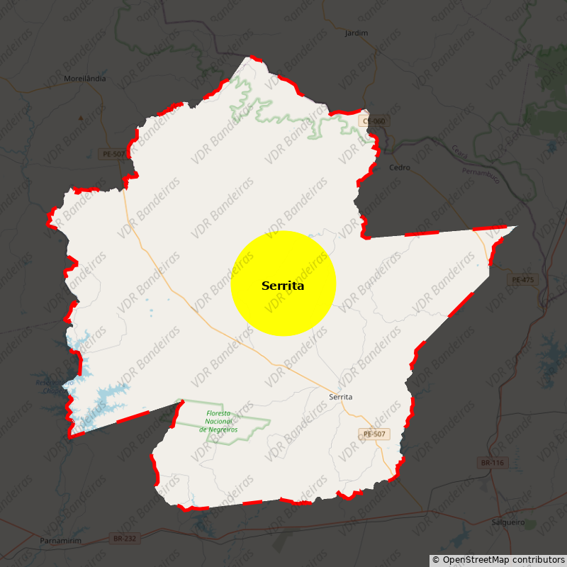 Imagem da Bandeira Serrita