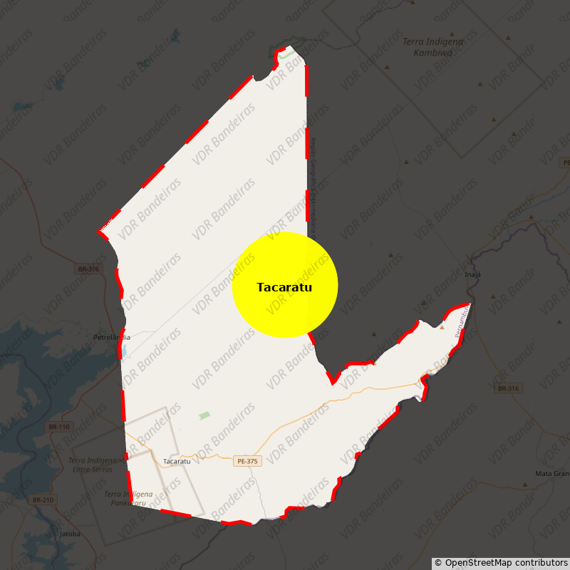 Imagem da Bandeira Tacaratu