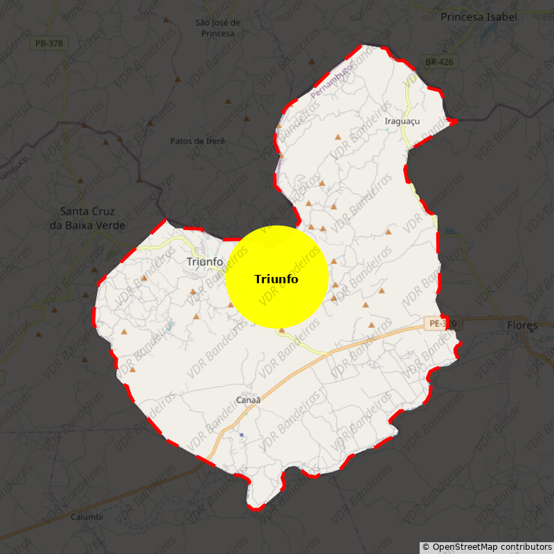 Imagem da Bandeira Triunfo