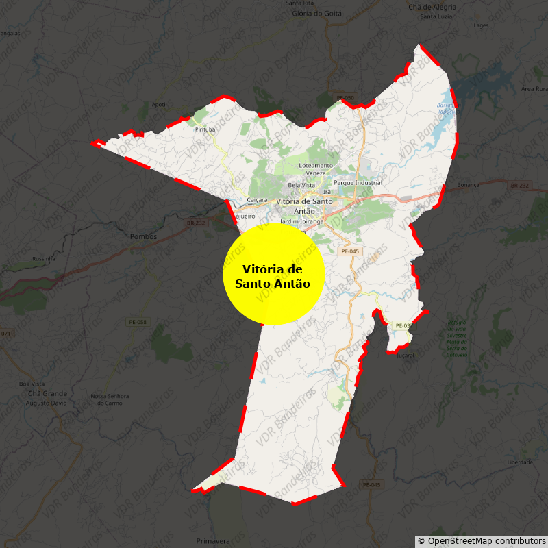 Imagem da Bandeira Vitória de Santo Antão