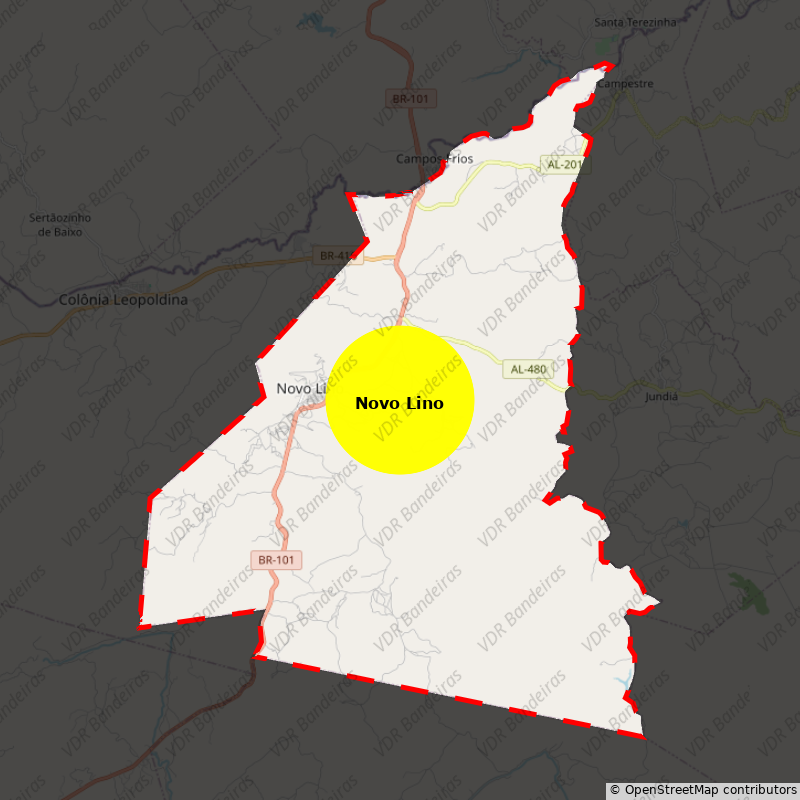 Imagem da Bandeira Novo Lino