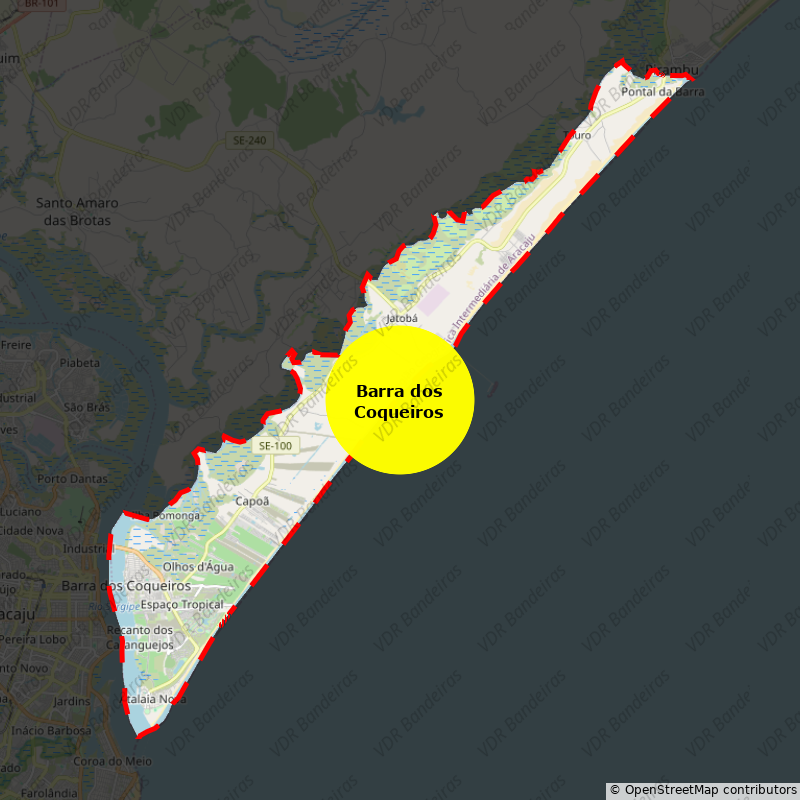 Imagem da Bandeira Barra dos Coqueiros