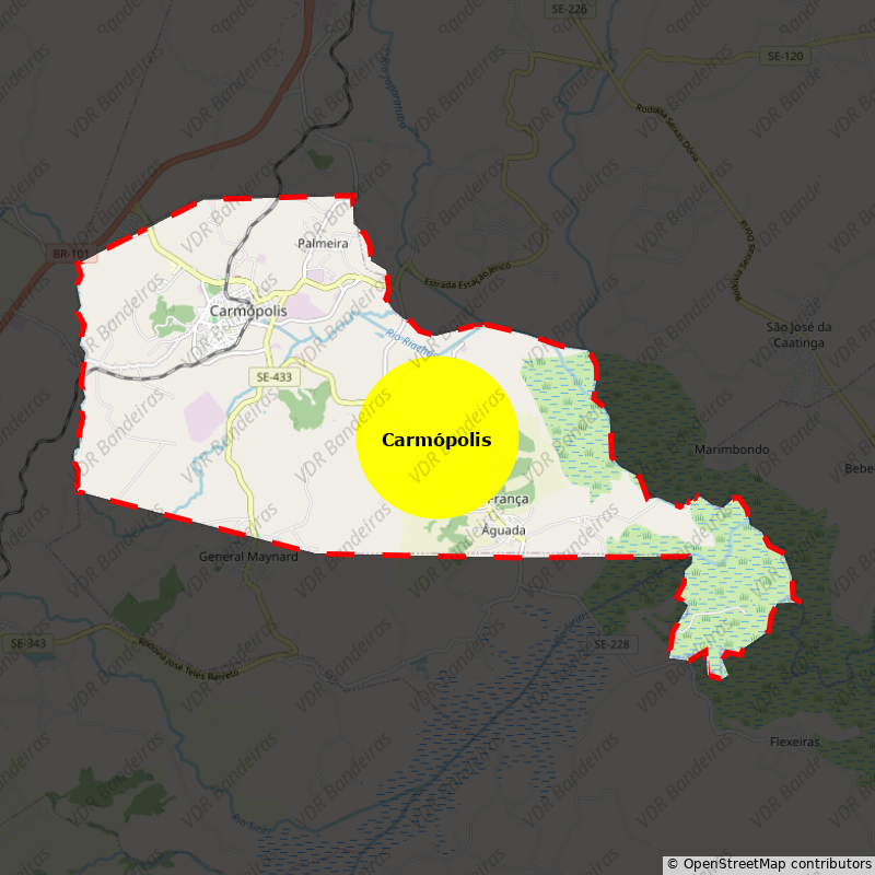 Imagem da Bandeira Carmópolis