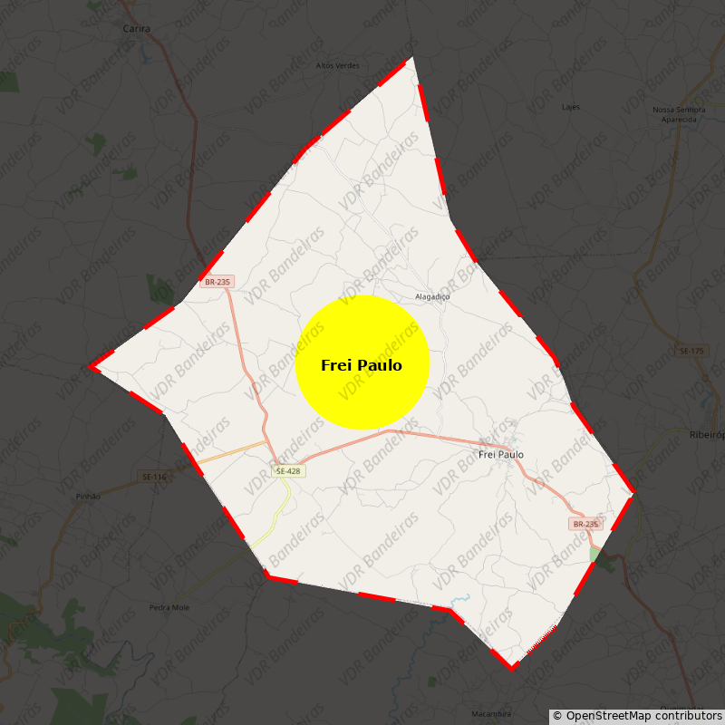 Imagem da Bandeira Frei Paulo