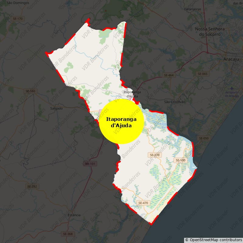 Imagem da Bandeira Itaporanga d'Ajuda