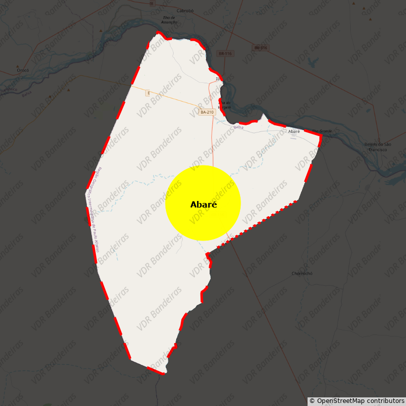 Imagem da Bandeira Abaré