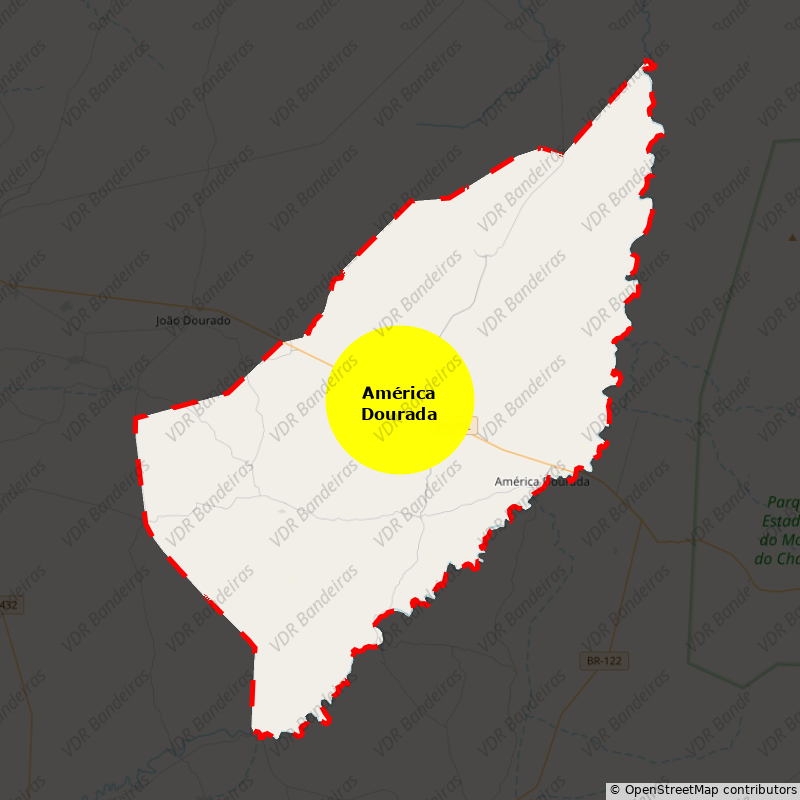 Imagem da Bandeira América Dourada