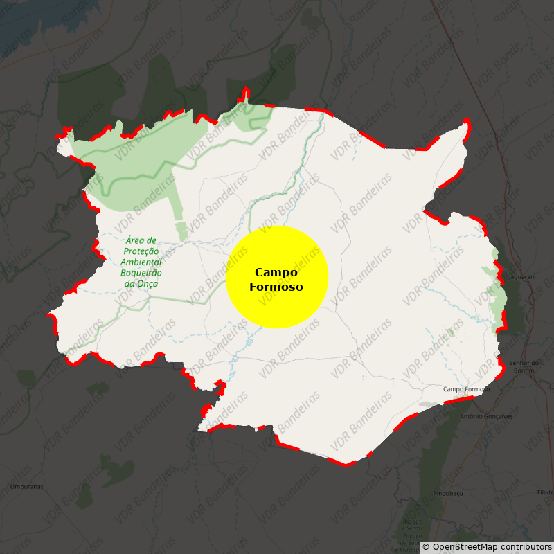 Imagem da Bandeira Campo Formoso