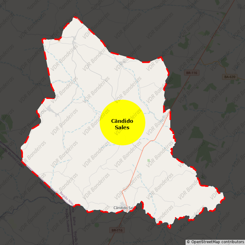 Imagem da Bandeira Cândido Sales