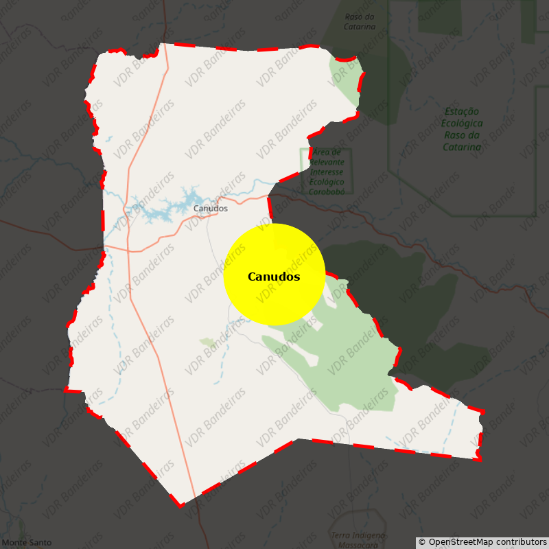 Imagem da Bandeira Canudos