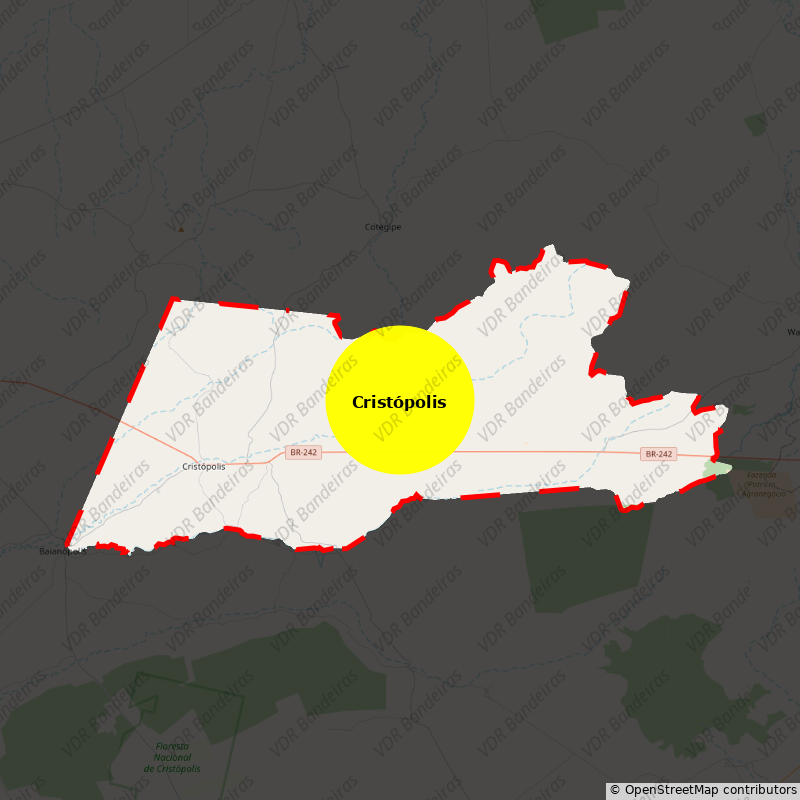 Imagem da Bandeira Cristópolis