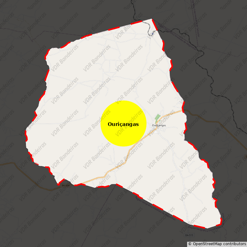 Imagem da Bandeira Ouriçangas