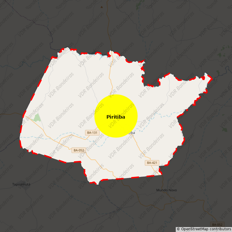 Imagem da Bandeira Piritiba