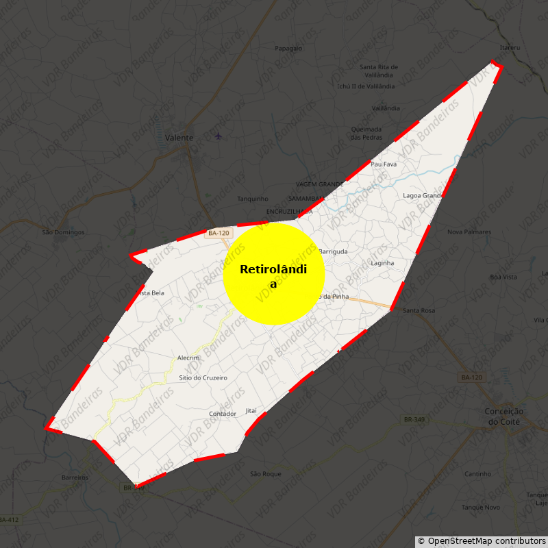 Imagem da Bandeira Retirolândia