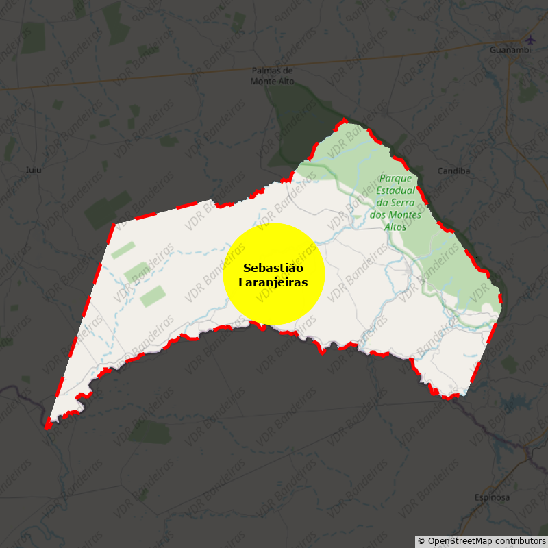 Imagem da Bandeira Sebastião Laranjeiras