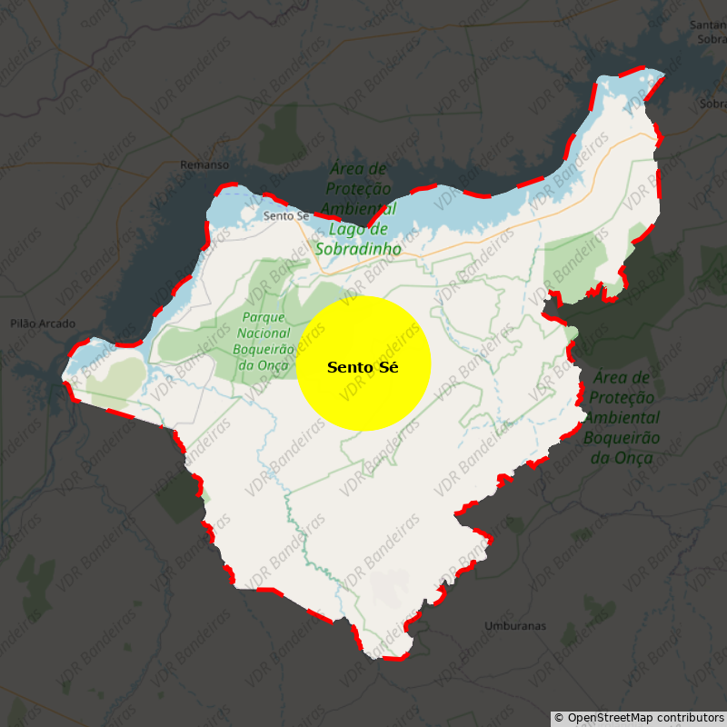 Imagem da Bandeira Sento Sé