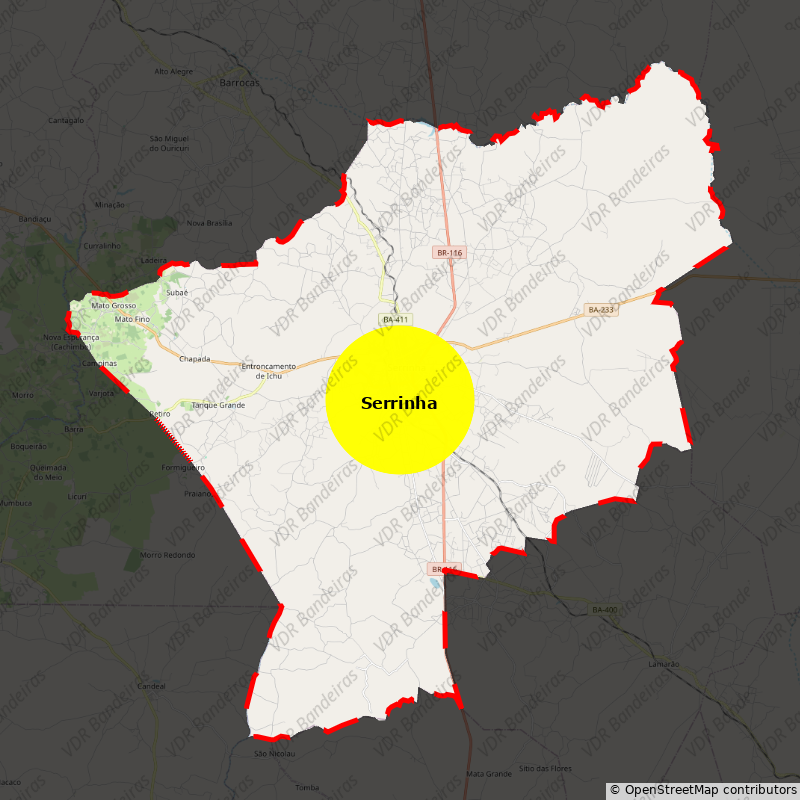 Imagem da Bandeira Serrinha