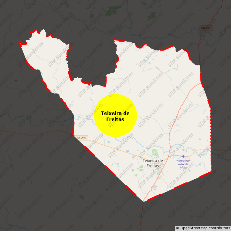 Imagem da Bandeira Teixeira de Freitas