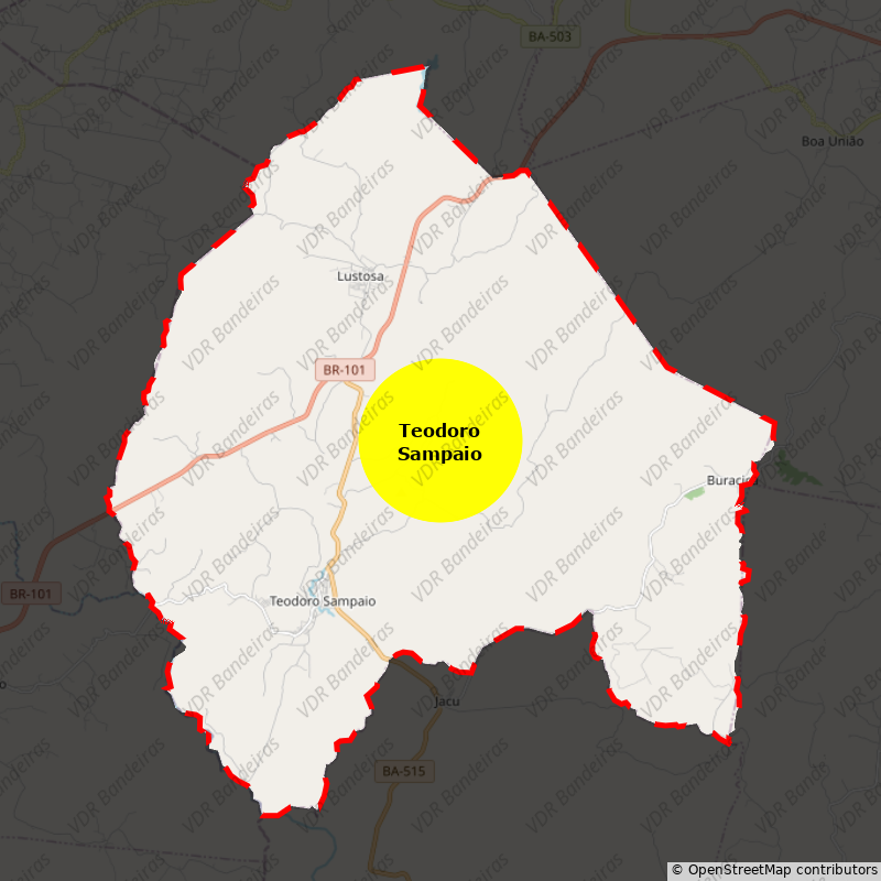 Imagem da Bandeira Teodoro Sampaio