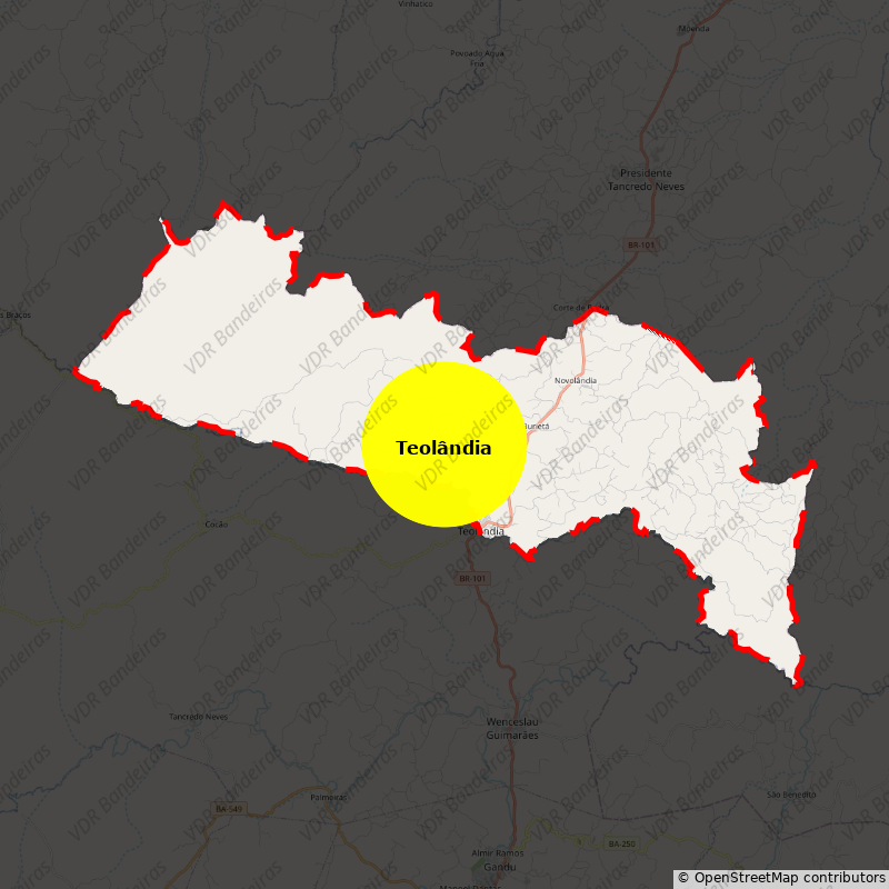 Imagem da Bandeira Teolândia