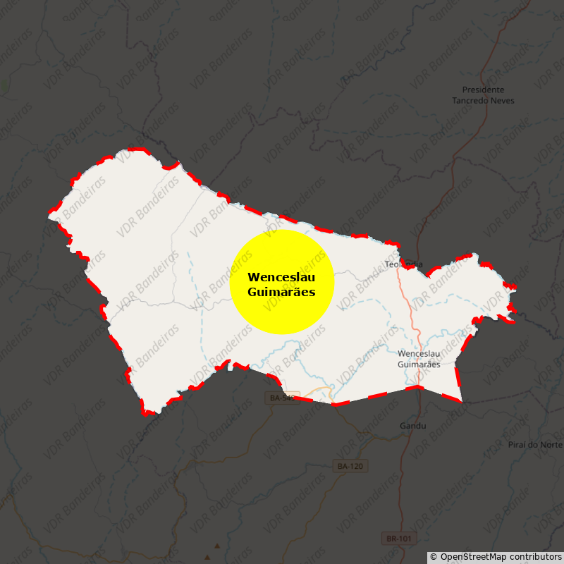 Imagem da Bandeira Wenceslau Guimarães
