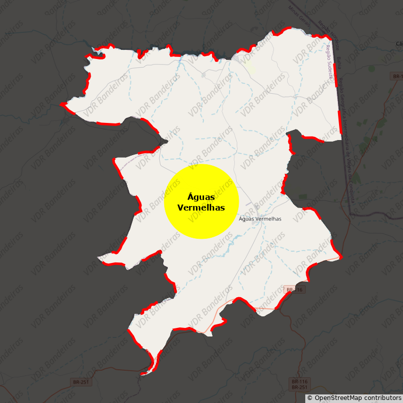 Imagem da Bandeira Águas Vermelhas