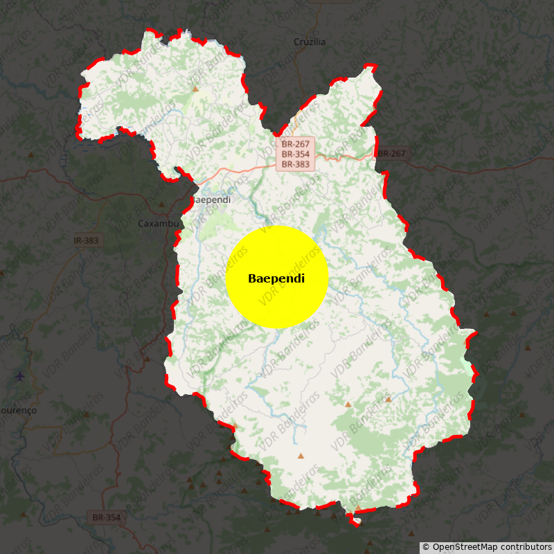 Imagem da Bandeira Baependi