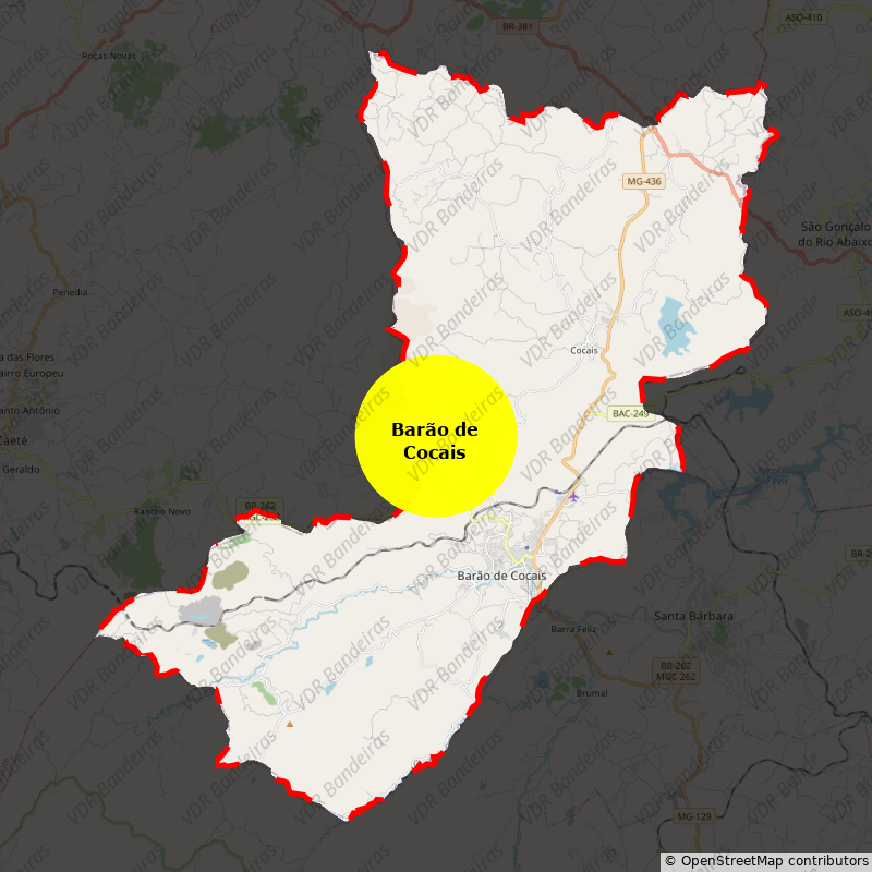 Imagem da Bandeira Barão de Cocais